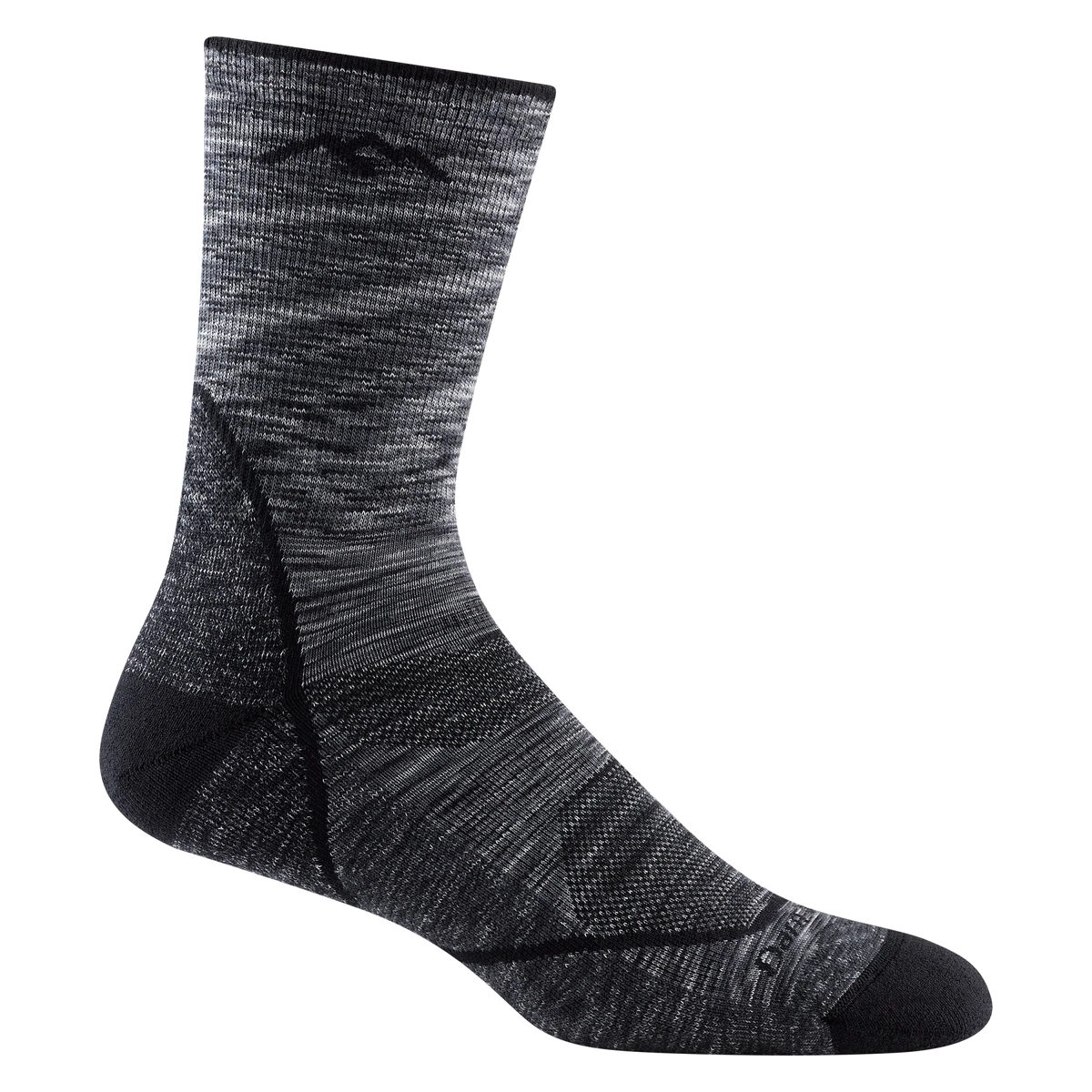 Darn Tough Mens Light Cushion Hiker Micro Crew Space Gray