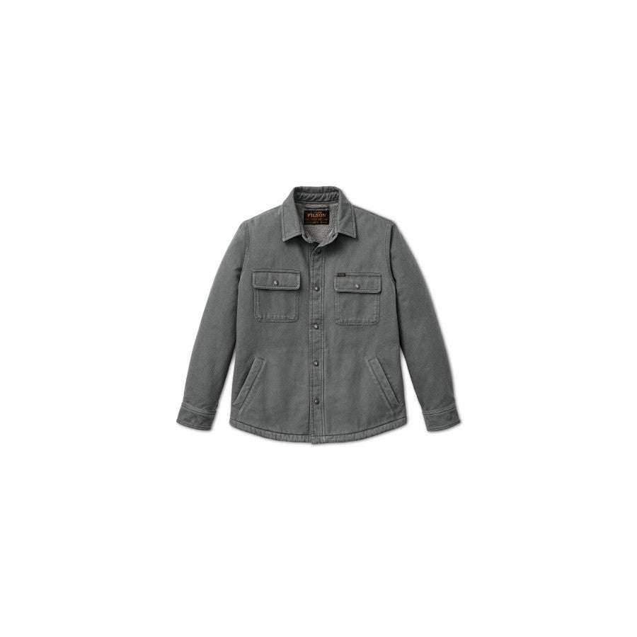 Filson Filson M Fleece Lined Jac-shirt Rockslide Gray