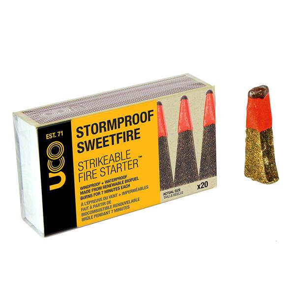 Uco Stormproof Sweetfire Strikefire Firestarter 20pk