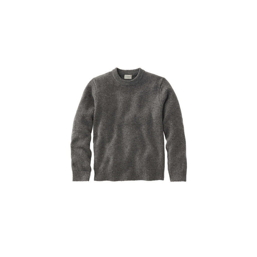 L.l.bean Llb M Bean's Classic Raggwool Crew Sweater Charcoal
