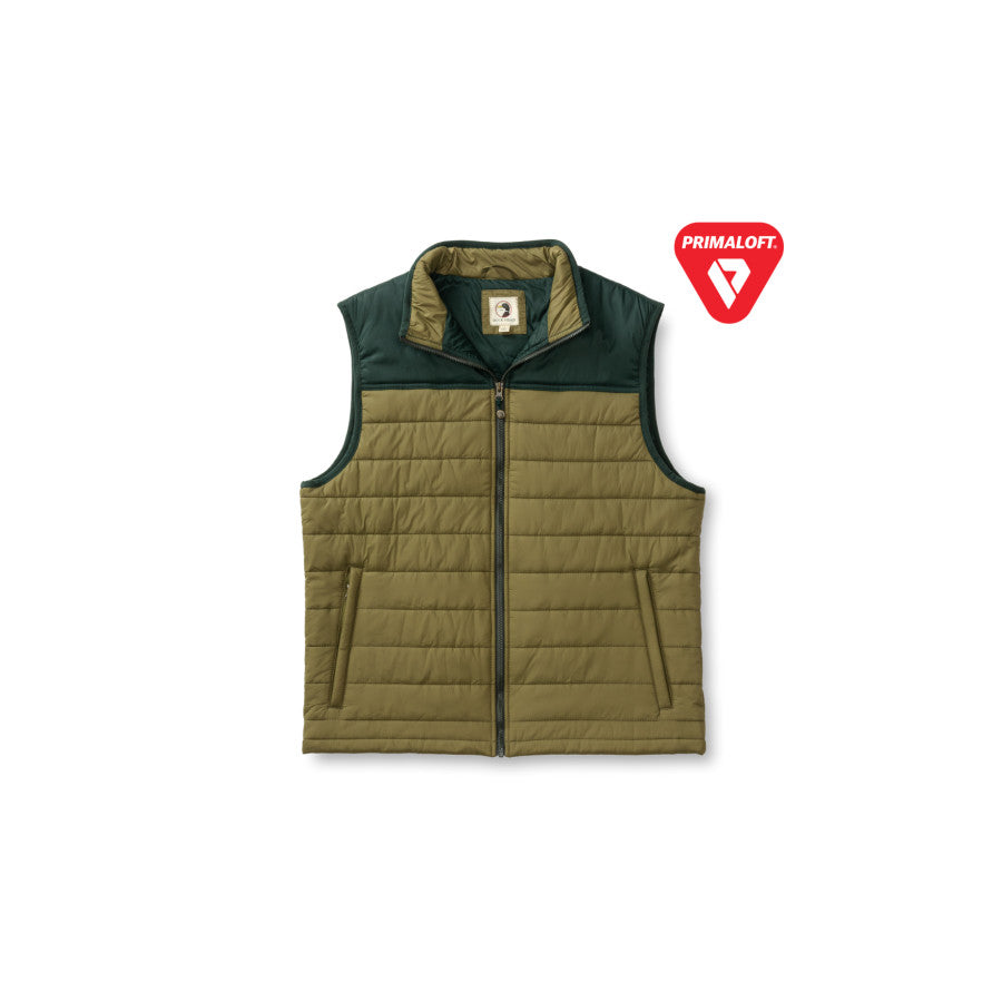 Duck Head Dh M Ridgeland Performance Quilted Vest Moss Green