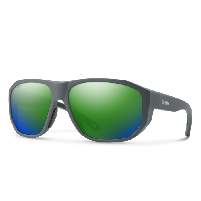 Smith Outrigger Matte Slate/CP Green Mirror