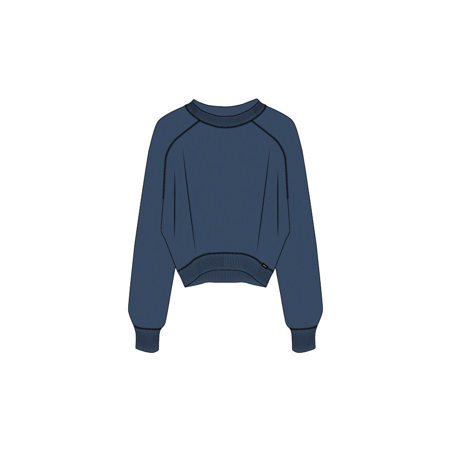 Prana Prana W Touchstone Ls Crew BLUFF BLUE HEATHER