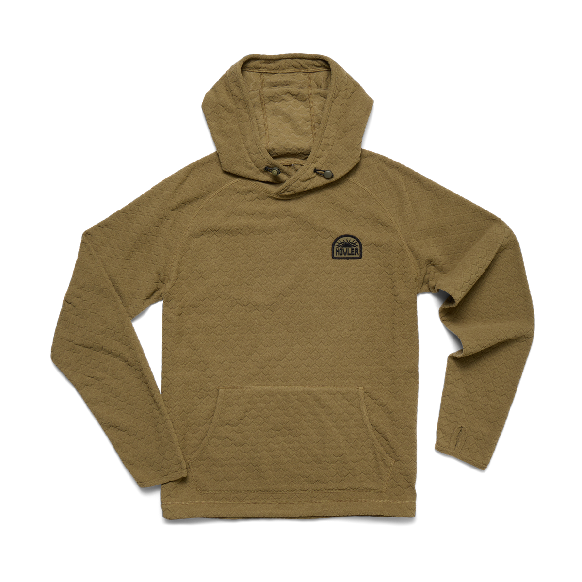 Howler Brothers Mens Palo Duro Fleece Hoodie mink brown