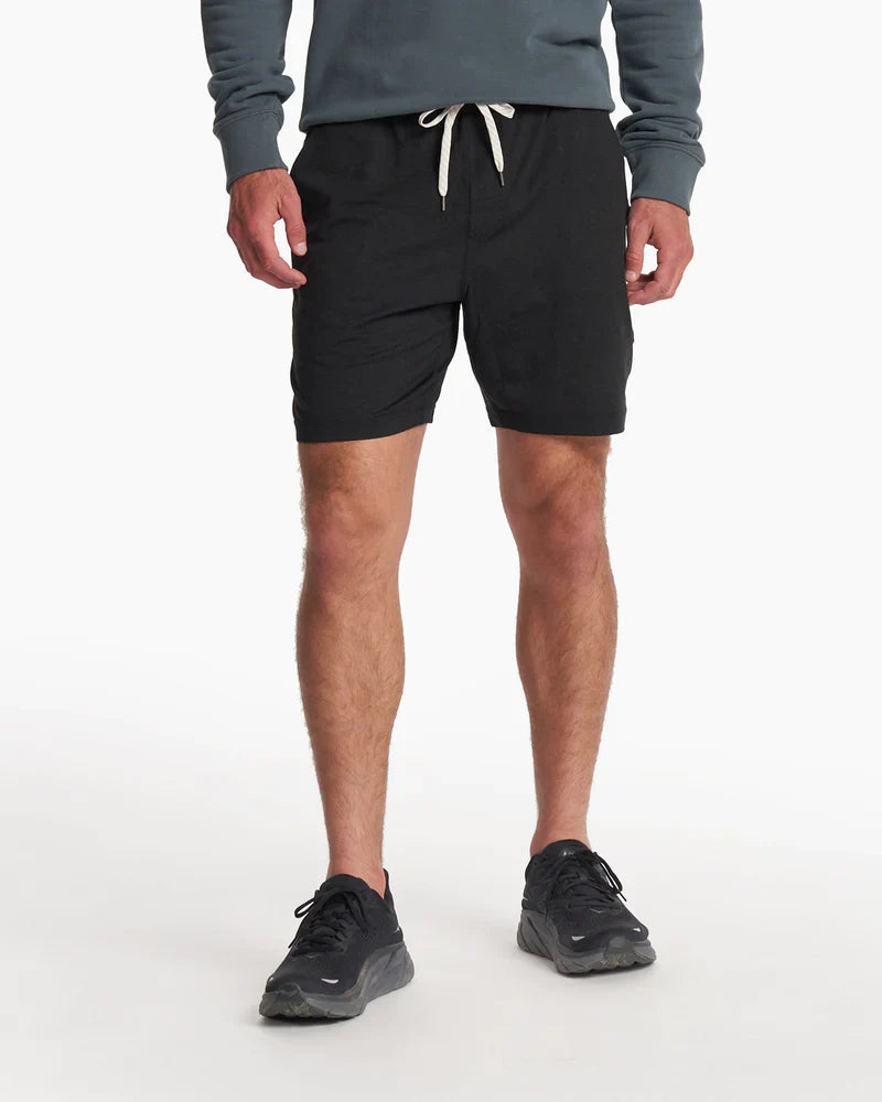 Vuori Ponto Performance Short 7" Black Heather