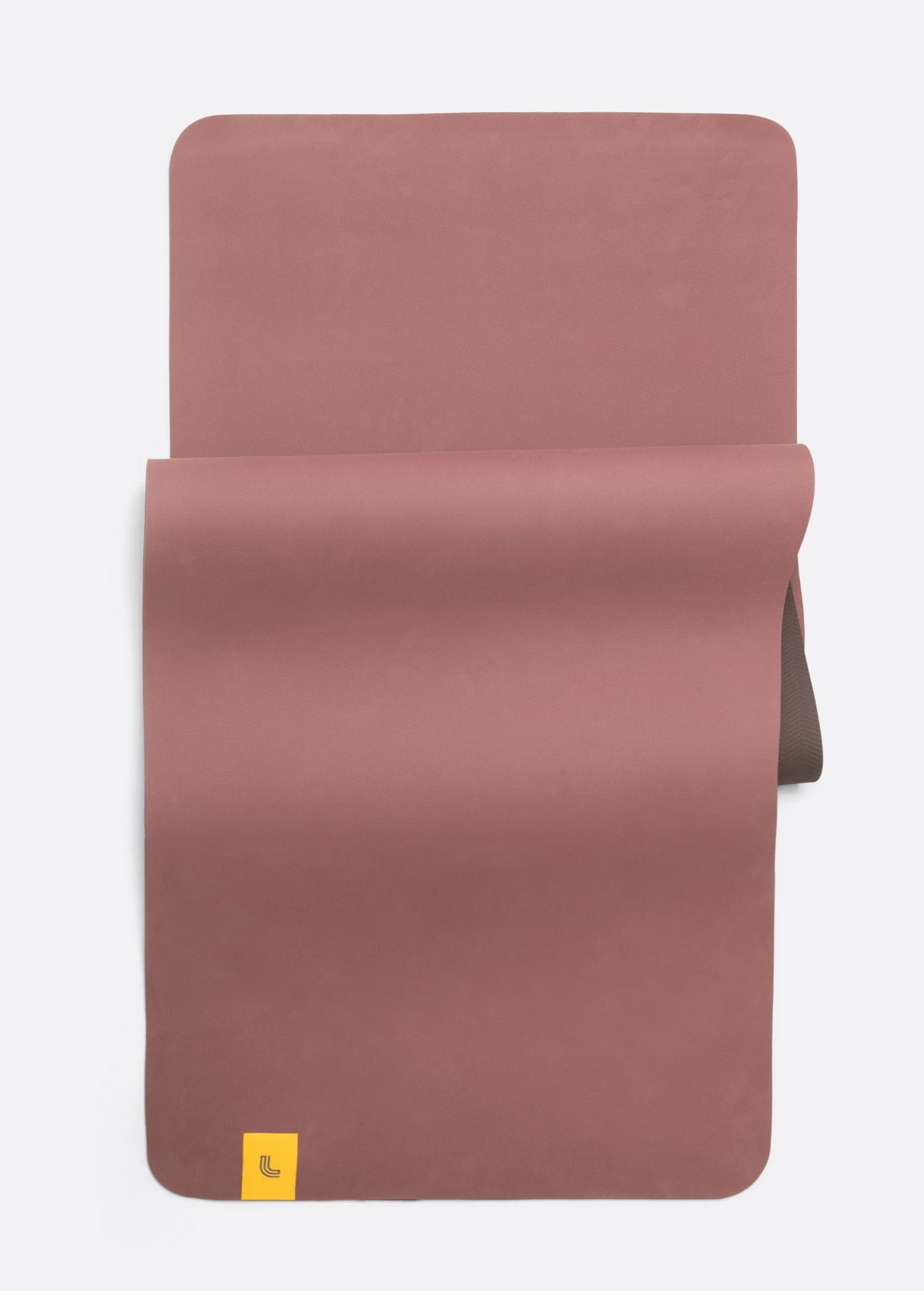 Lole Pose Mat with Strap mauveberry