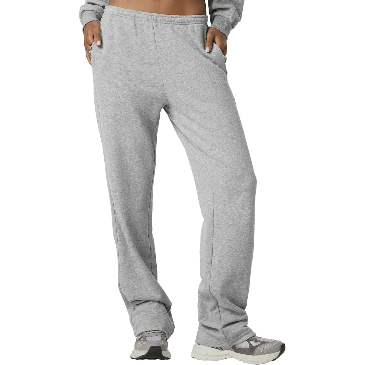 Vuori Womens Sedona Straight Leg Sweatpant ight Heather Grey / L