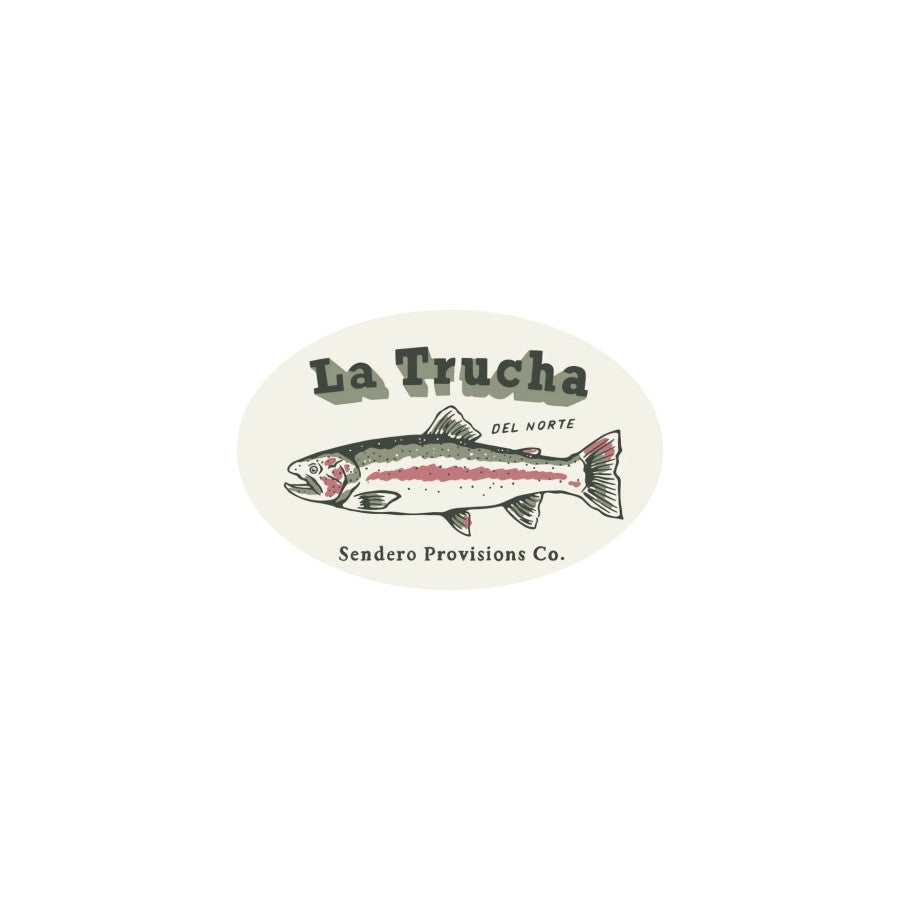 Sendero Provisions Co. Del Norte Sticker WHITE