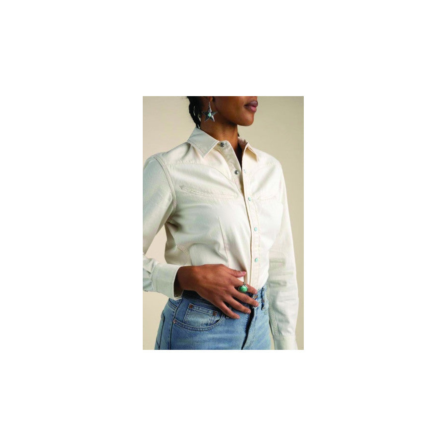 Sendero Provisions Co. Sendero W Yoakam Pearl Snap ECRU