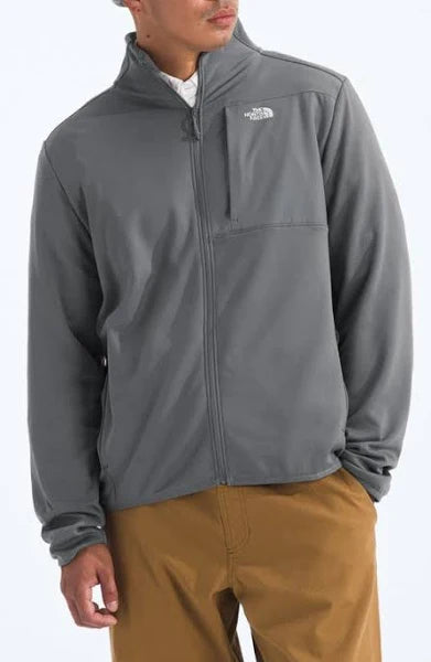 The North Face Mens Performance Fleece Full Zip Jacket Smoked Pearl