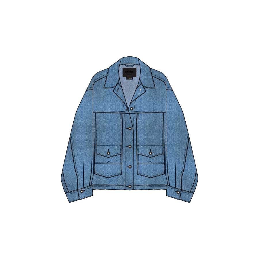 Prana Prana W Carlsbad 760 Denim Jkt Sea Salt