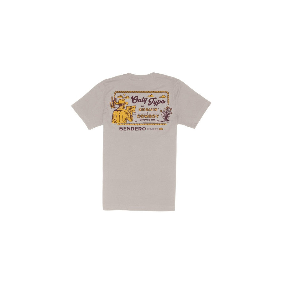 Sendero Provisions Co. Sendero M Cowboy Drawin' T-shirt Sand