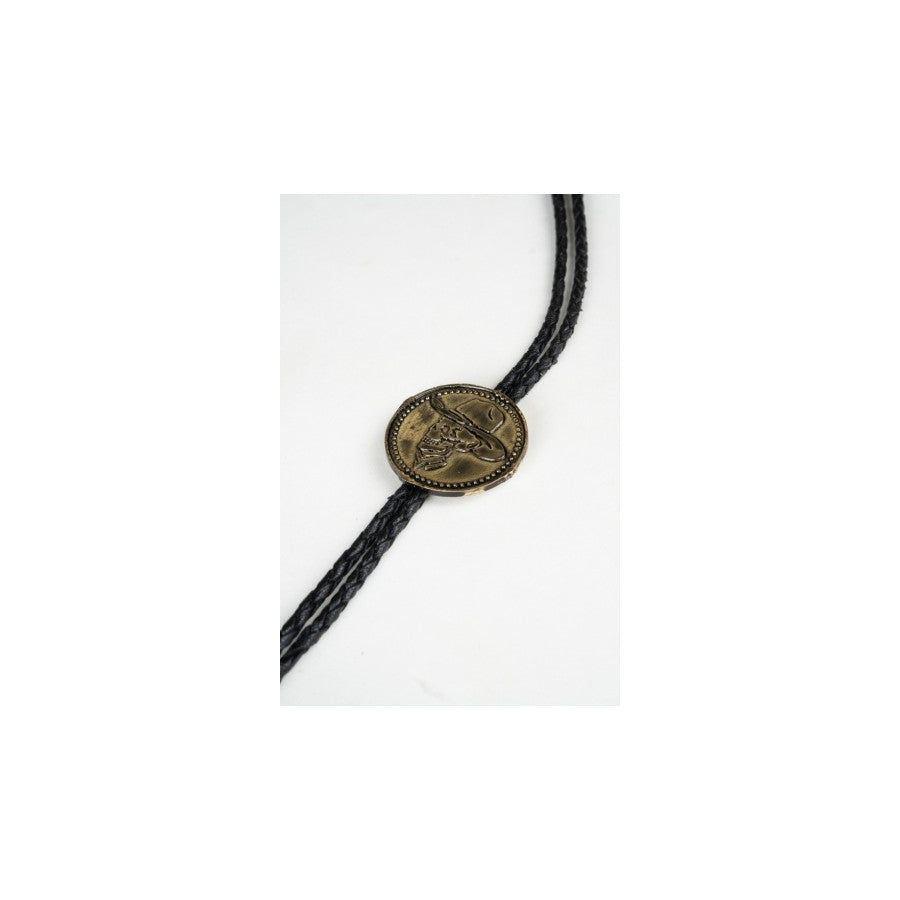Sendero Provisions Co. Sendero M Quitado Bolo Tie Antique Brass