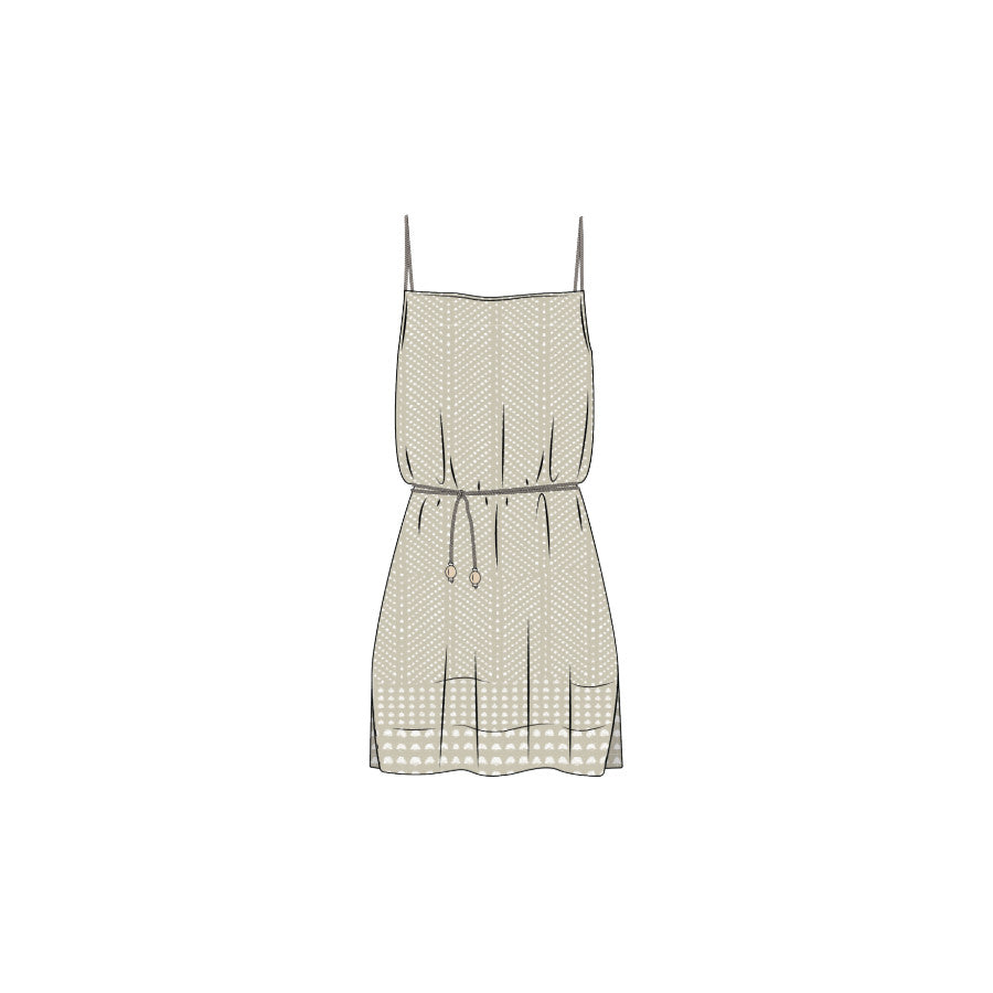 Prana Crochet Mini Dress NATURAL