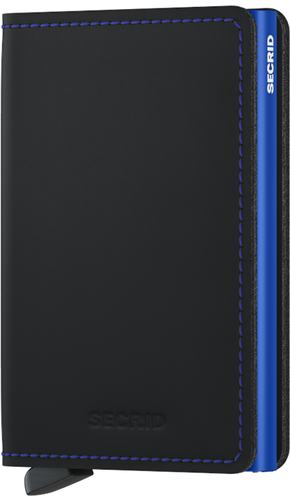 Secrid Slimwallet Matte Nightblue & Orange