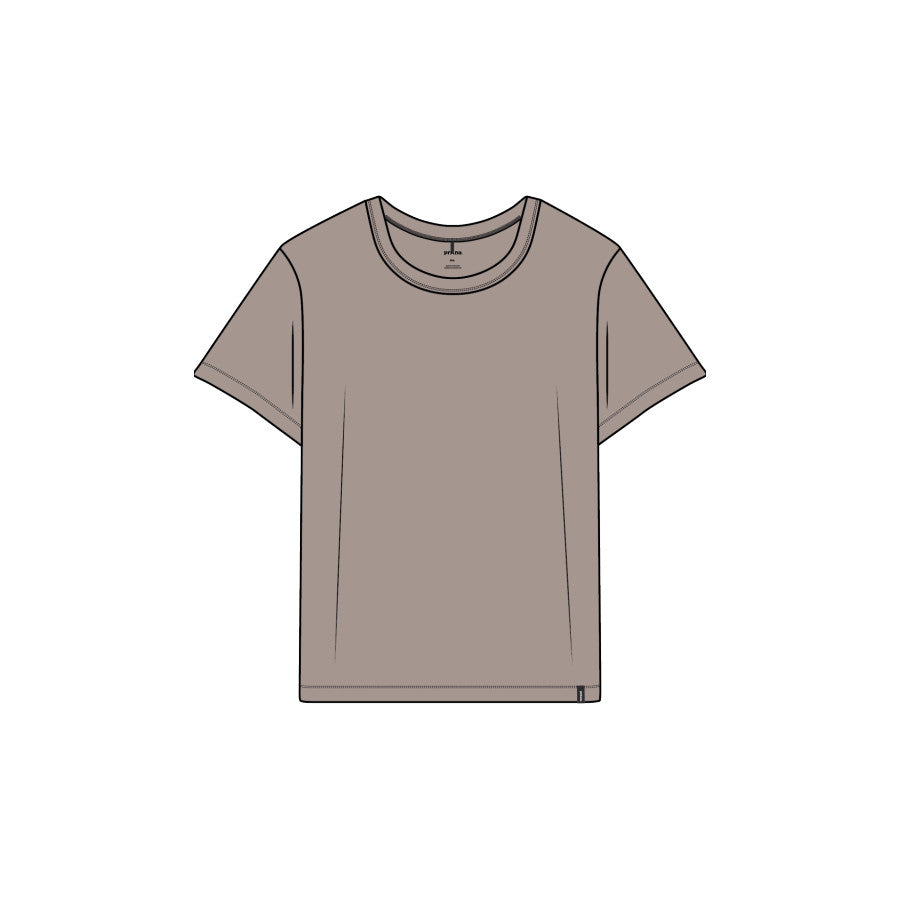 Prana Prana W Everyday Ss Tee Pumice