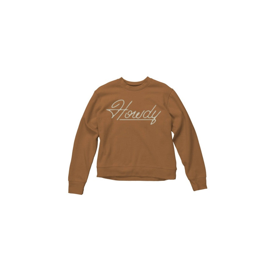 Sendero Provisions Co. Sendero W Howdy Drop Shoulder Sweatshirt Meerkat