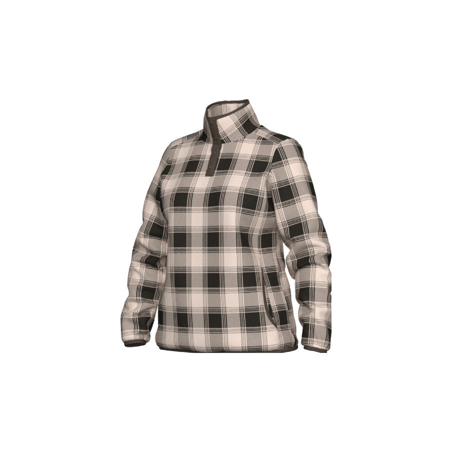 L.l.bean Bean's Sweater Fleece Pullover Print Regular DARK CINDER BUFFALO