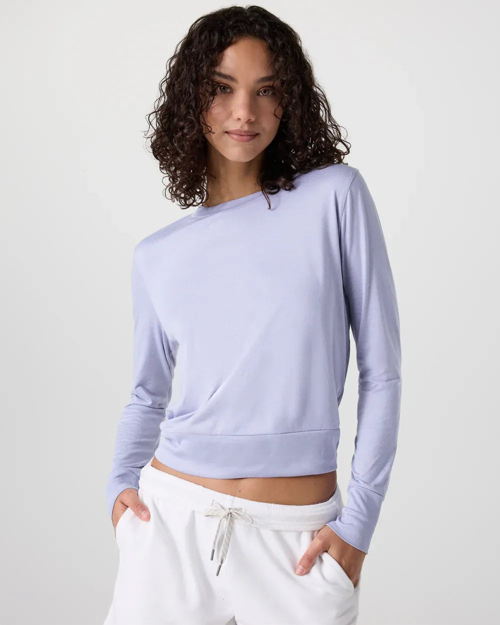 Vuori Womens Daydream Crew avender Mist Heather / L