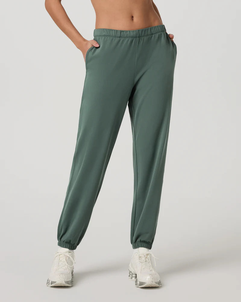Vuori Womens Halo Modern Sweatpant agate green