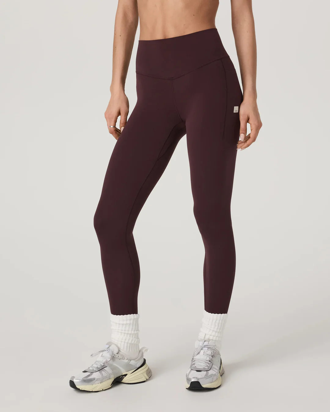 Vuori Womens AllTheForm Pocket Legging Raisin