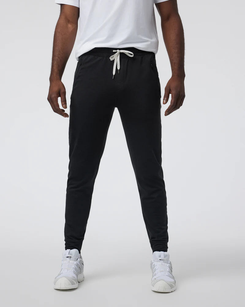 Vuori Mens Ponto Performance Jogger Black Heather