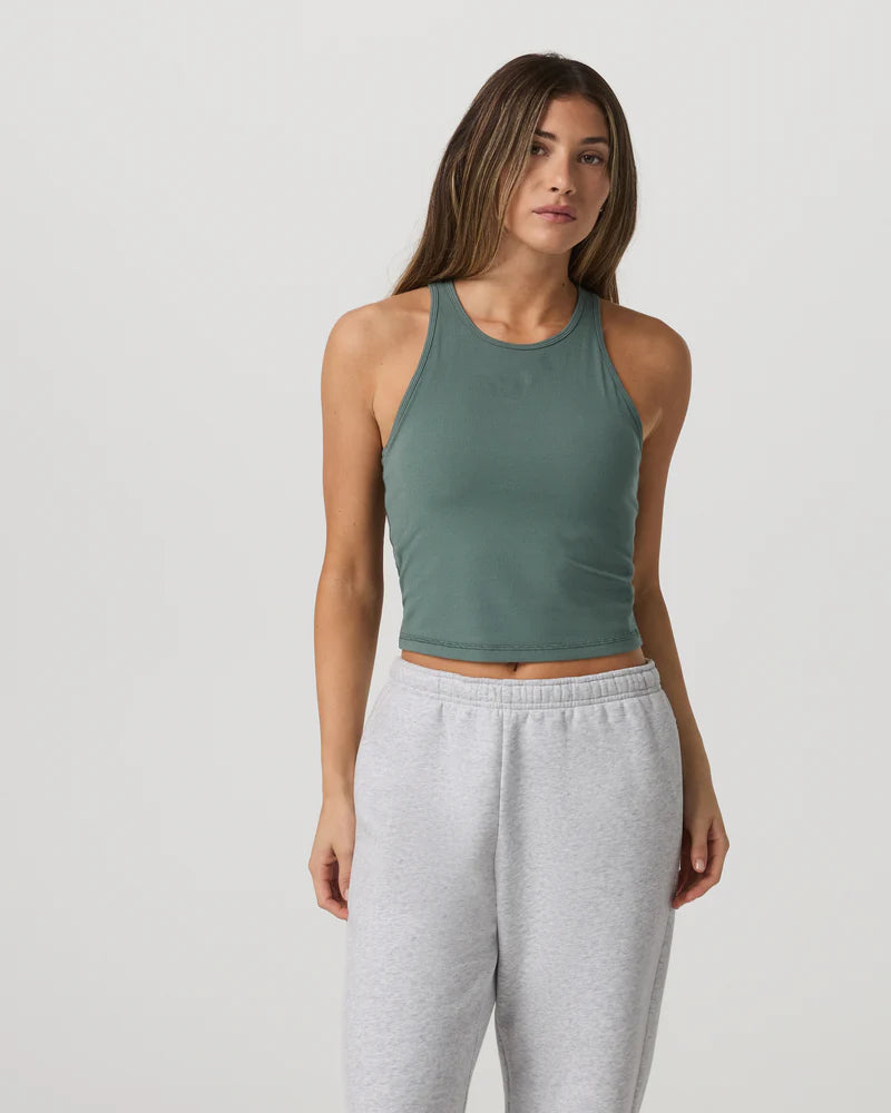 Vuori Womens Pose Plyo Tank agate green