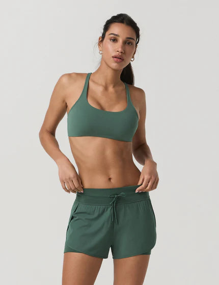 Vuori Womens Yosemite Bra agate green