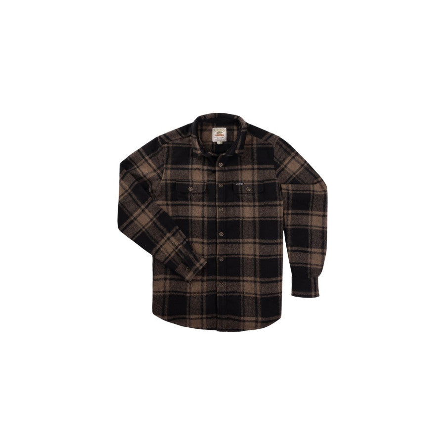 Sendero Provisions Co. Sendero M Pinedale Flannel Shirt Tan/Black