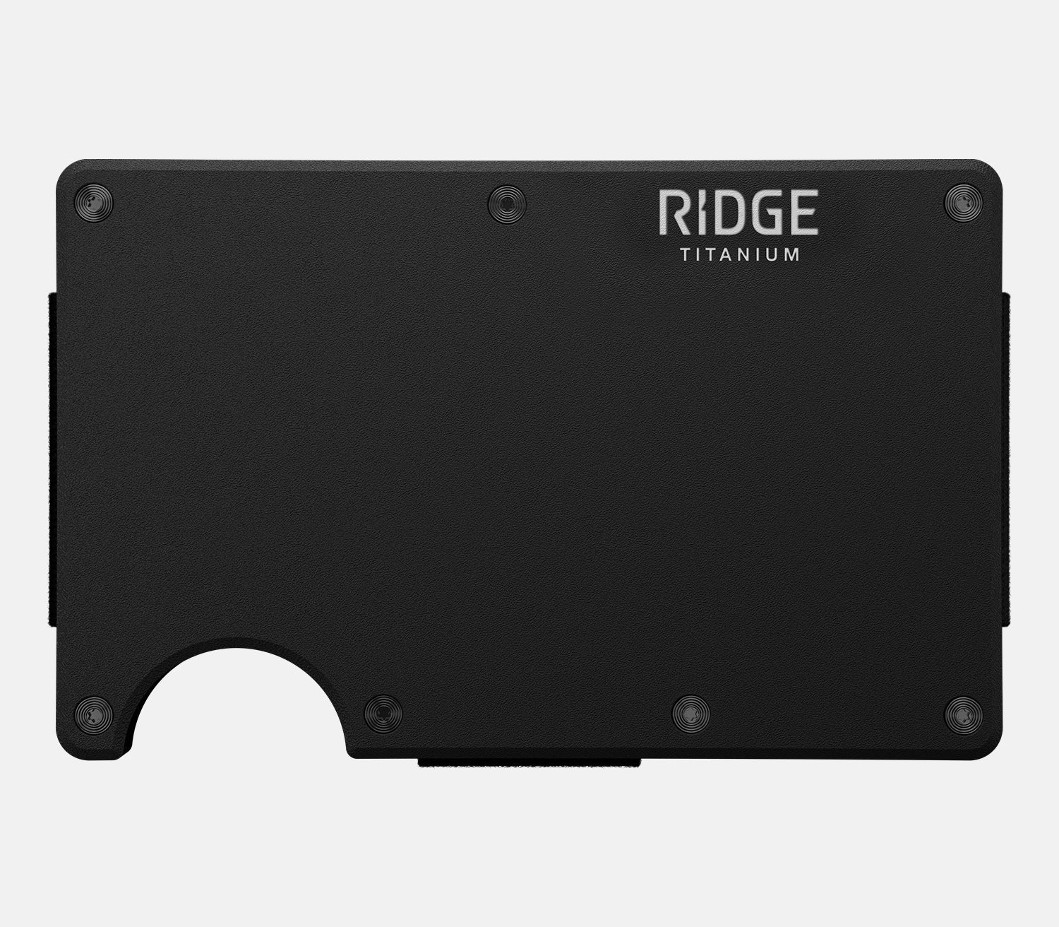 Ridge Titanium - Matte Black: Cash Strap Matte Black