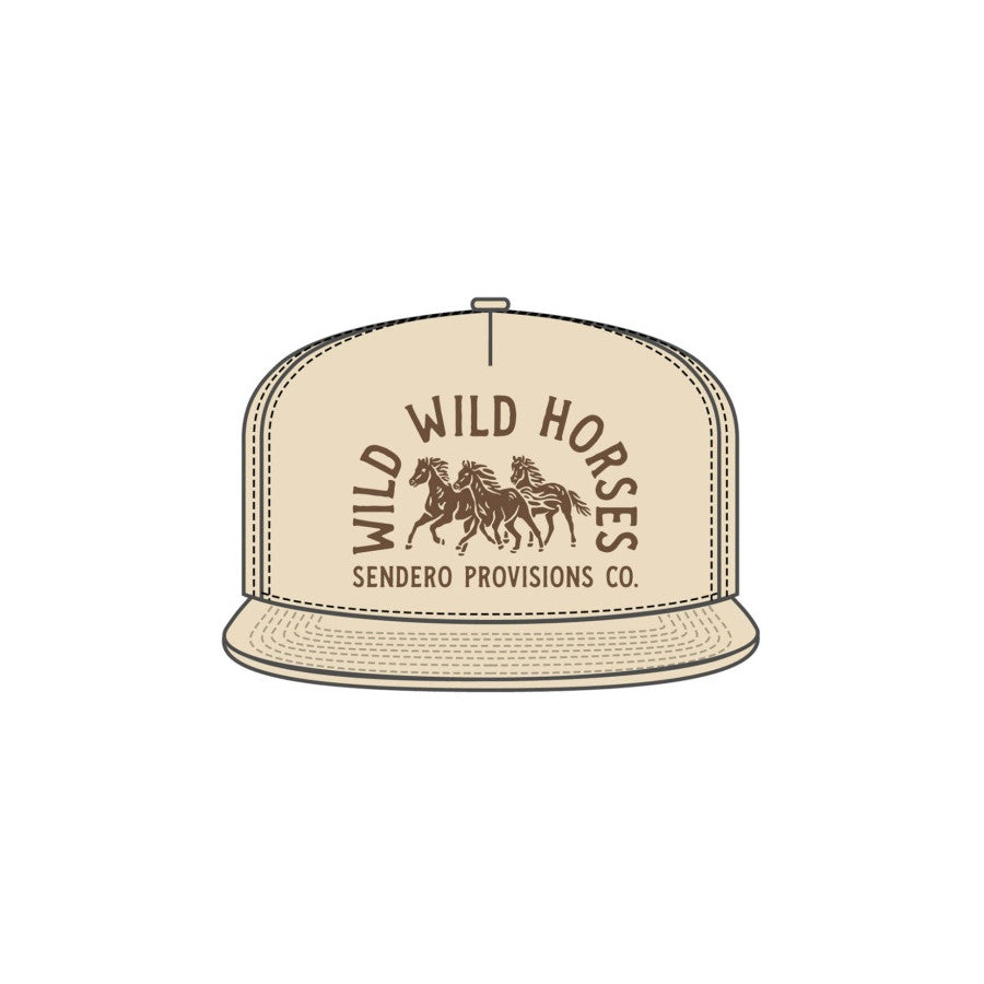 Sendero Provisions Co. Sendero U Wild Wild Horses Hat Cream/Brown