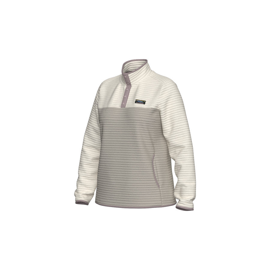 L.l.bean Airlight Knit Pullover Colorblock Regular BONE/SILVER SAND HEATHER
