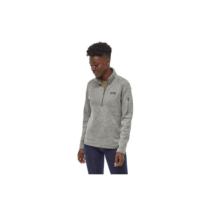 Patagonia Pat W Better Sweater Qz Birch White