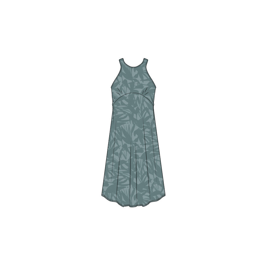 Prana Jewel Lake Summer Dress Eucalyptus Green Playa S_