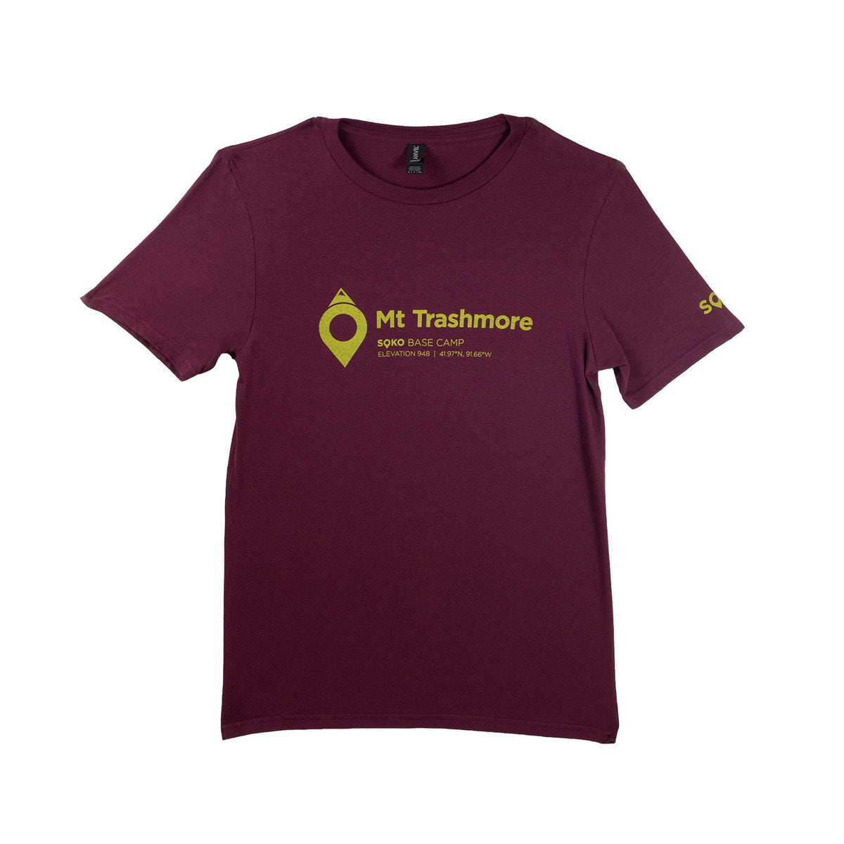 Soko Soko M Cr Tees Mt Trashmore Burgandy