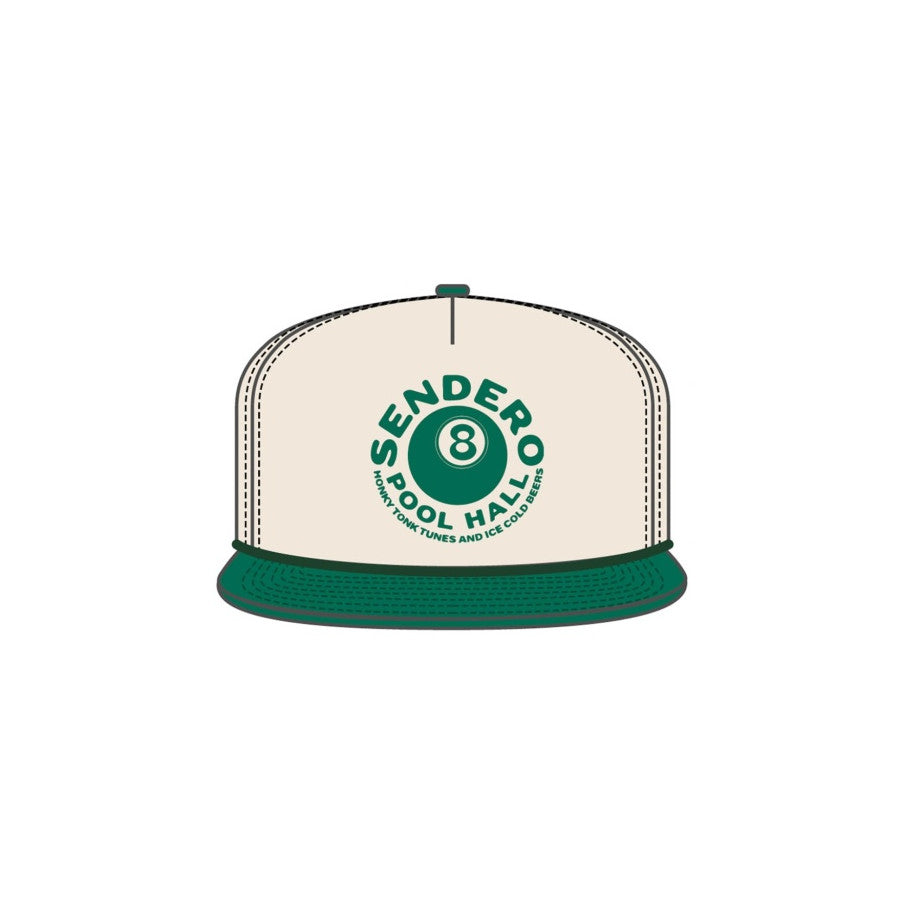 Sendero Provisions Co. Sendero U Eightball Hat White
