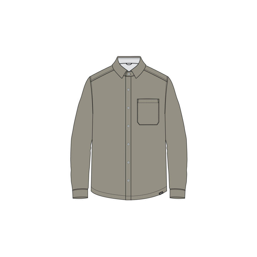 Prana Hybridizer Ls Shirt SAGE
