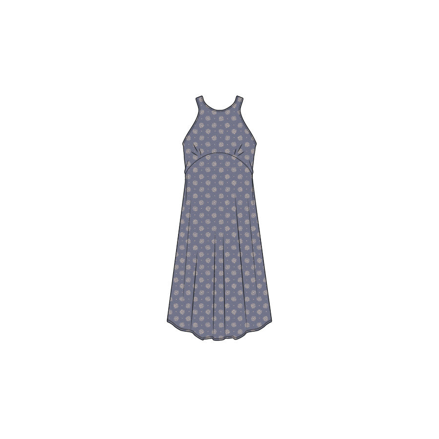 Prana Jewel Lake Summer Dress Taro Sunbeam M_