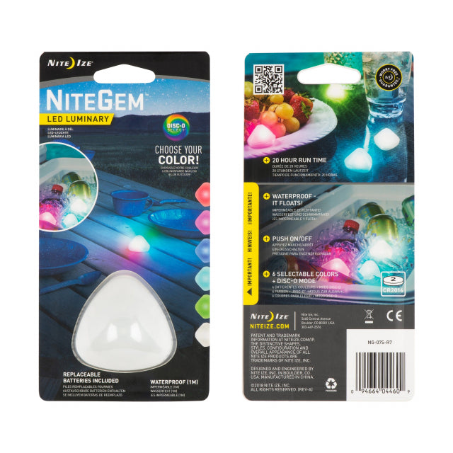 NiteGem LED Luminary - Disc-O Select