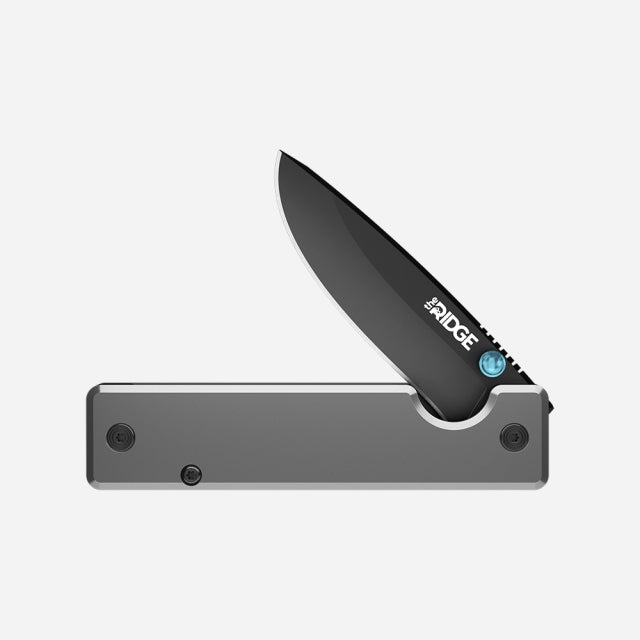 Aluminum Gunmetal Pocket Knife
