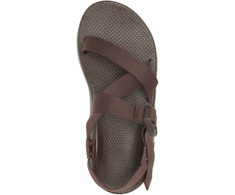  Chaco Men's Classic Leather FLIP Flop, Dark Brown, 10